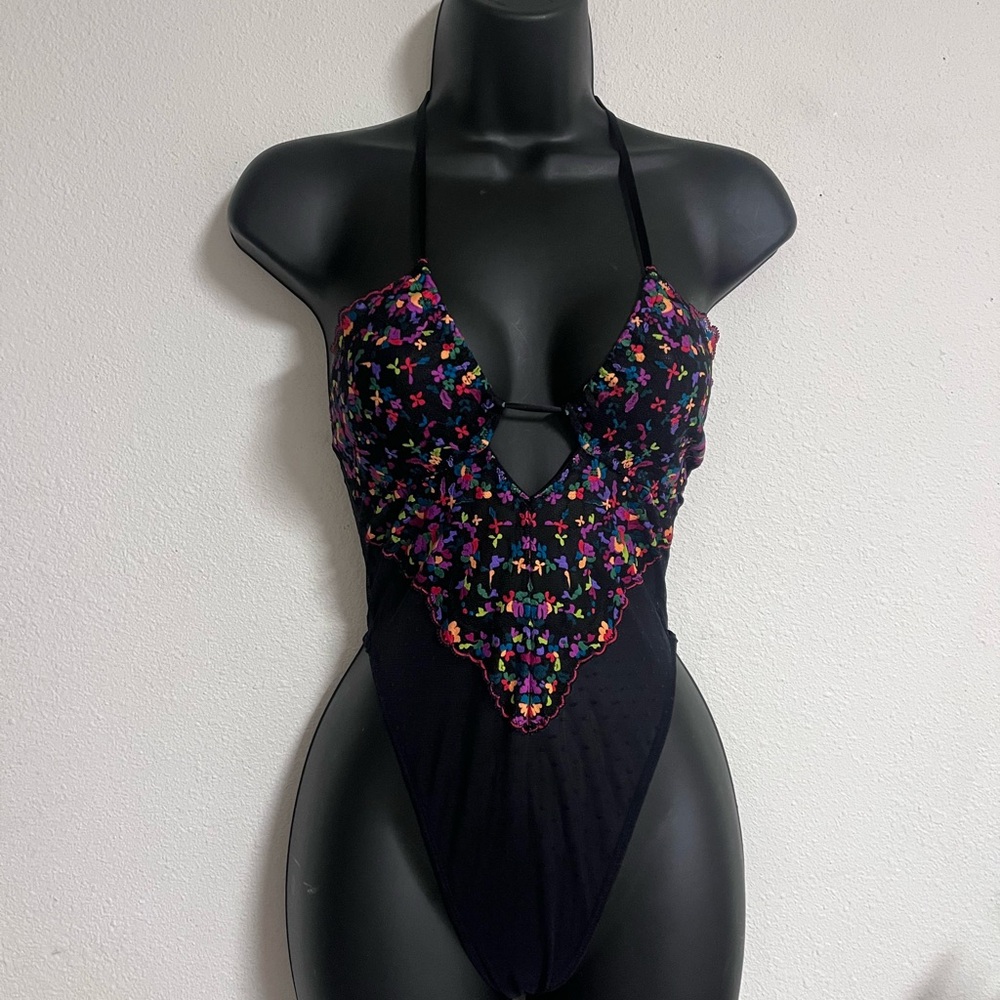 Colorful Floral Lingerie